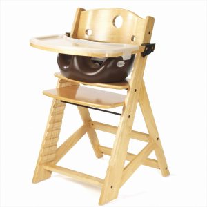 infant high chair keekaroo height right high chair tray infant insert natural chocolate