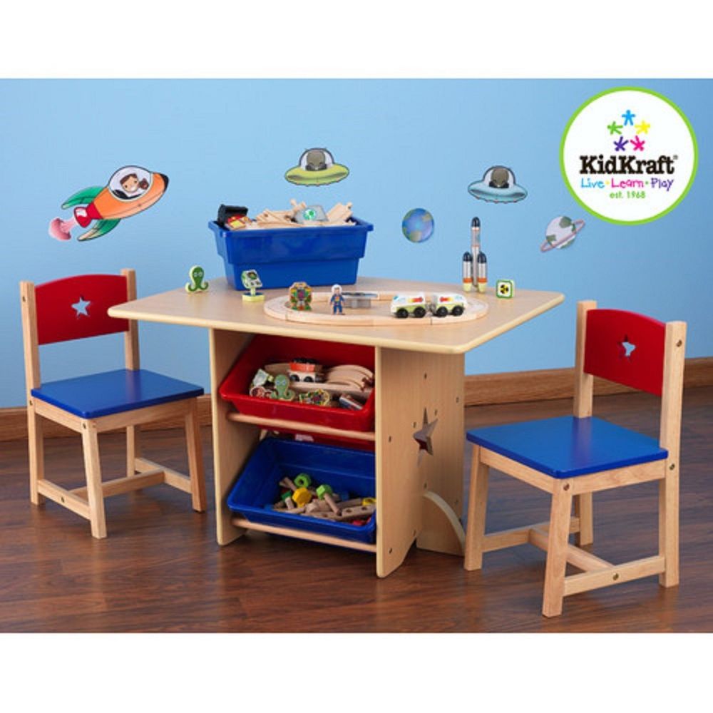 kid play table and chair
