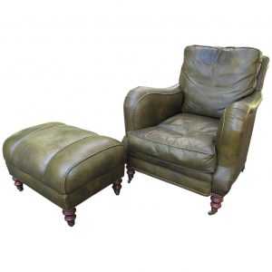 leather chair with ottoman z