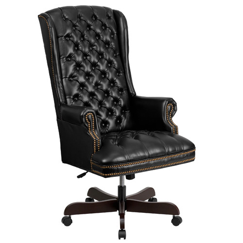 leather executive chair flash furniture high back leather executive office chair