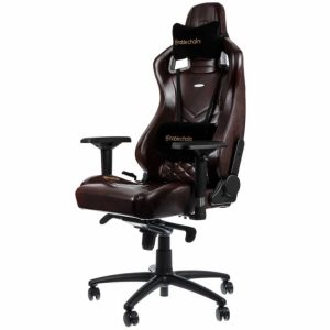 leather gaming chair epicrealleather blackbrown