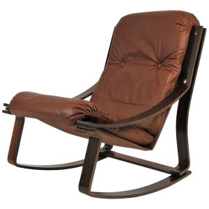 leather rocking chair z