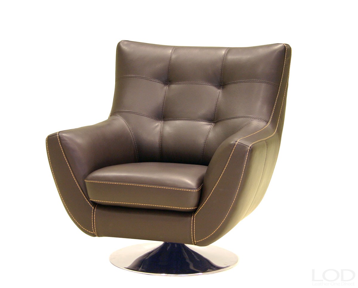 leather swivel chair