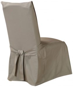 linen chair cover sure fit cotton duck long dining room chair cover linen