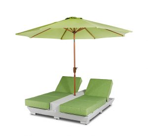 lounge chair with umbrella gemini dsc