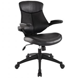 mid back office chair modway stealth mid back office chair in black