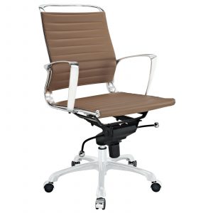 mid back office chair modway tempo mid back office chair in tan