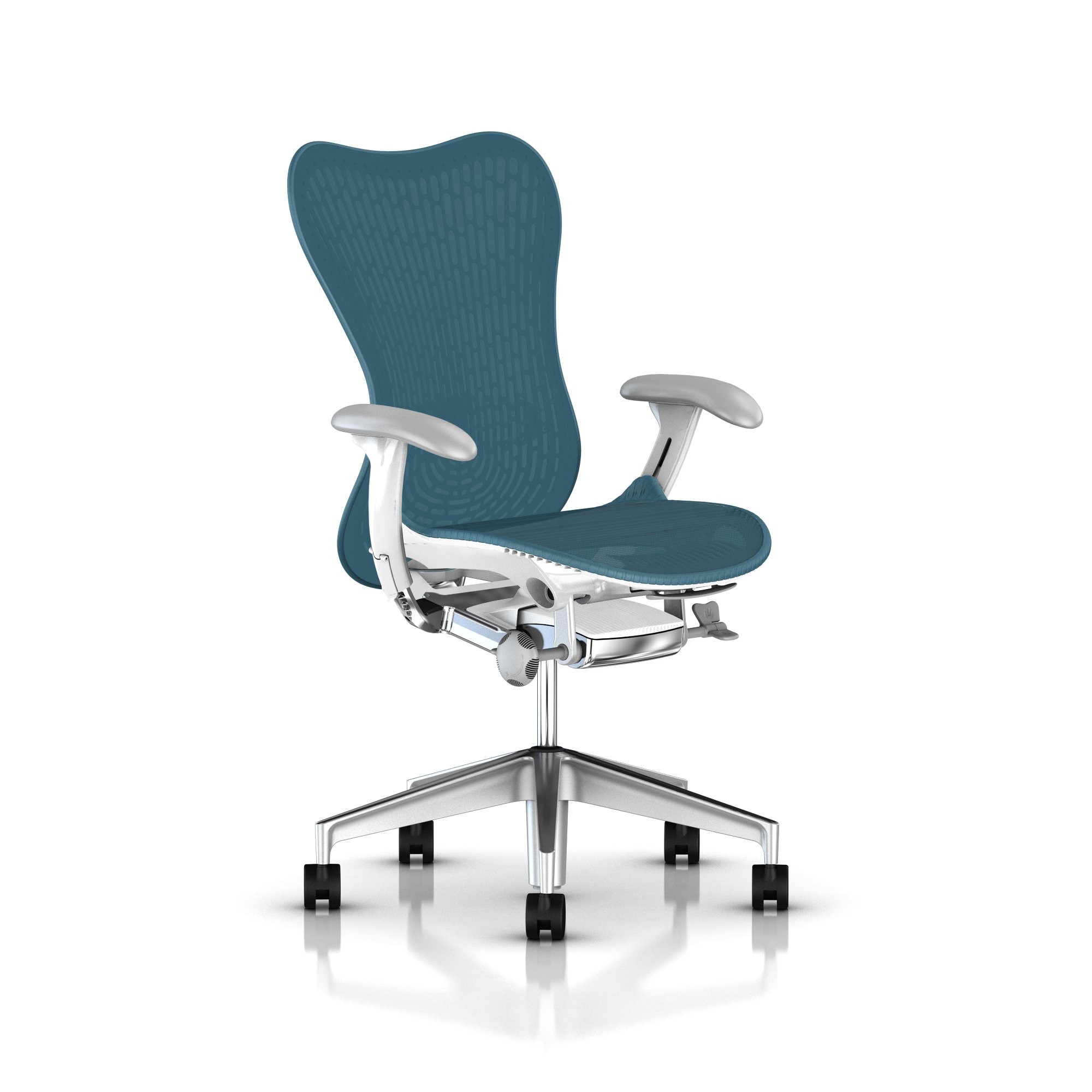 mirra chair herman miller mirra chair executive turquoise front