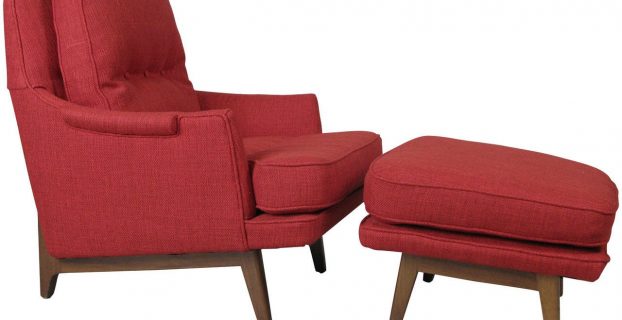 modern chair and ottoman l