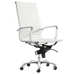 modern white office chair adjustable lider high back white office chair