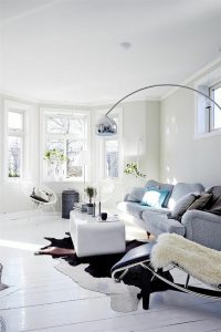 office chair rug cowhide rug set black white living room furniture floor lamp