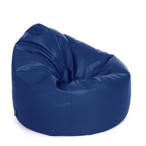 orange bean bag chair chair bean bag faux leather royal blue