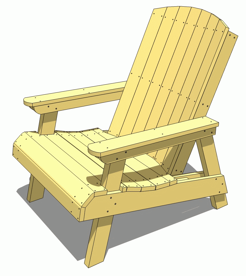 outdoor chair plans