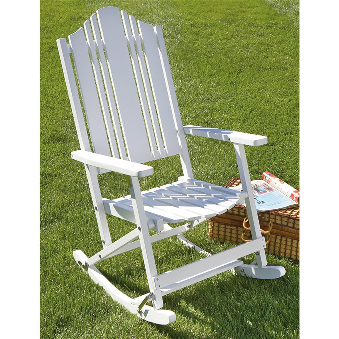 outdoor folding rocking chair