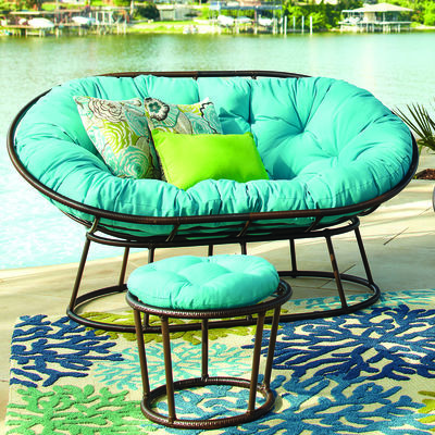 outdoor papasan chair