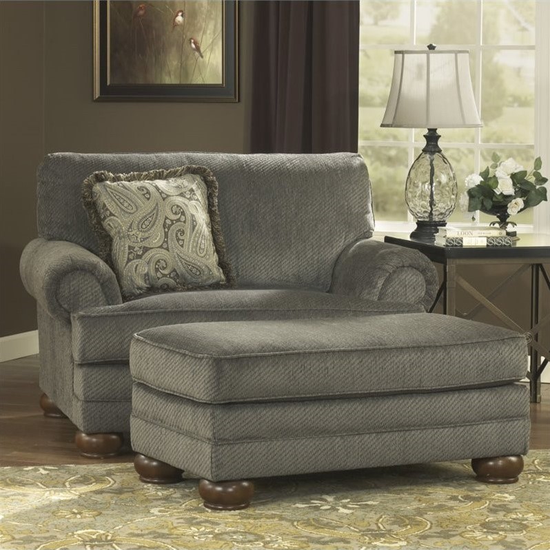 oversized chair with ottoman