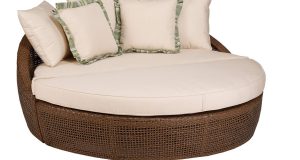 oversized rocking chair brown luxurious round outdoor lounge chair