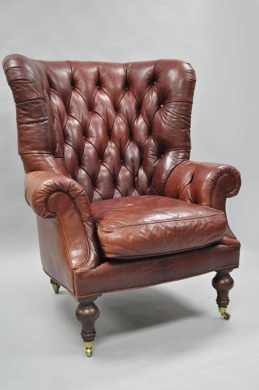 oversized tufted chair