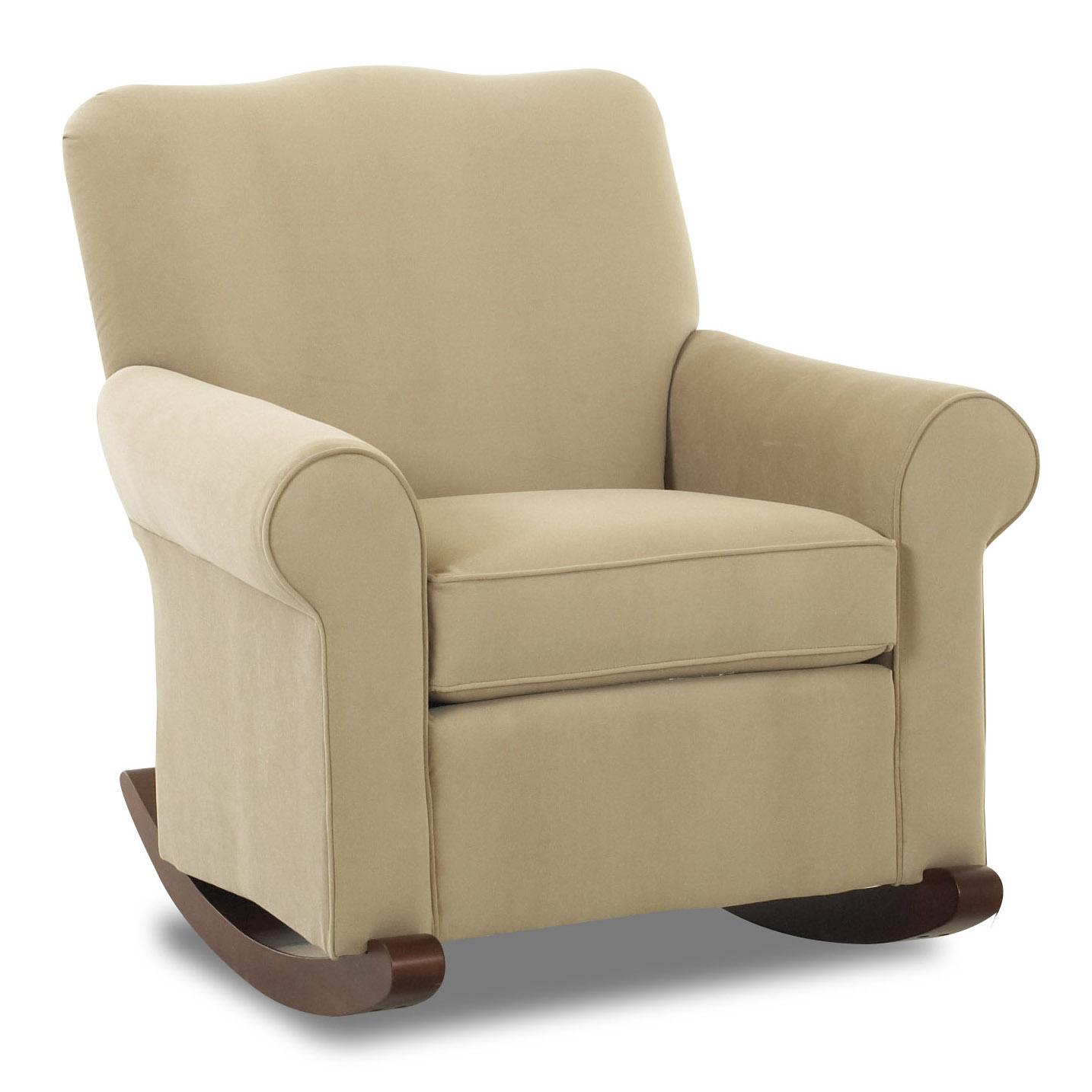 padded rocker chair klaussner chairs and accents c b
