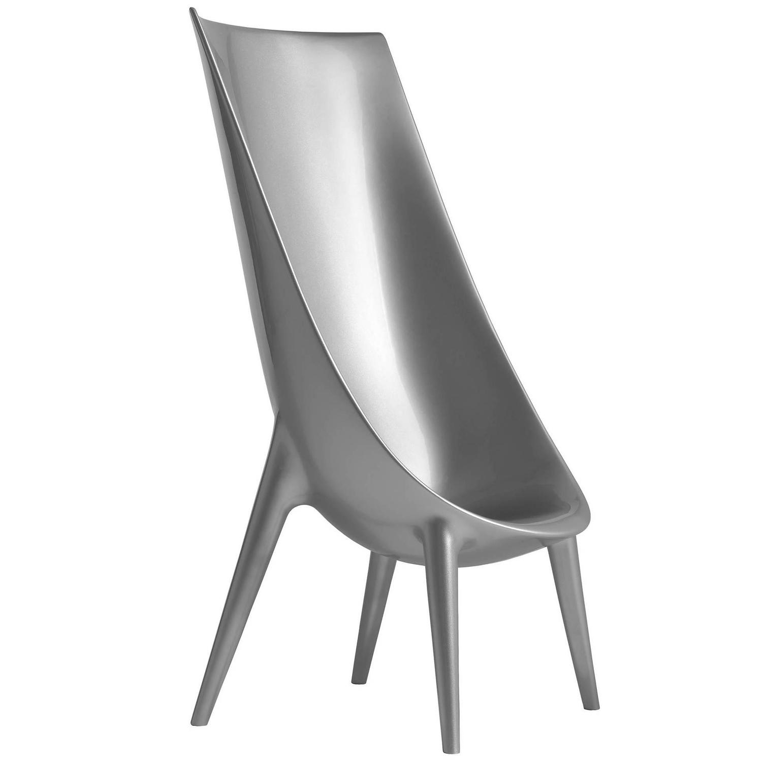 philippe starck chair out in high silver easychair org z