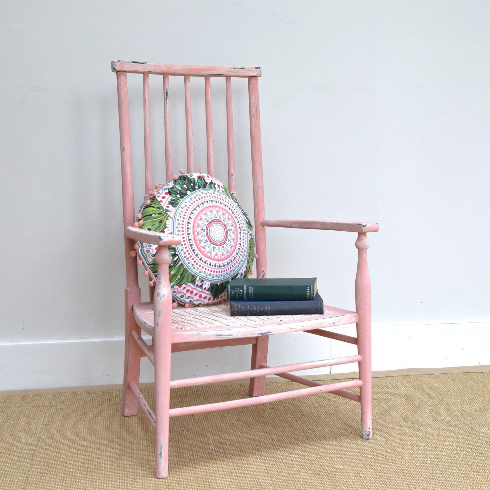 pink bedroom chair