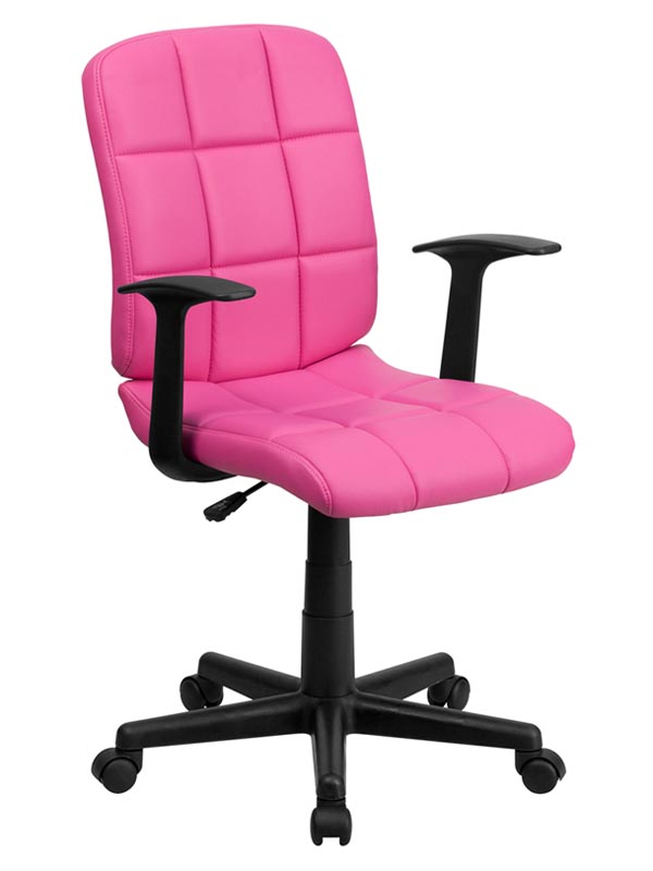 pink computer chair