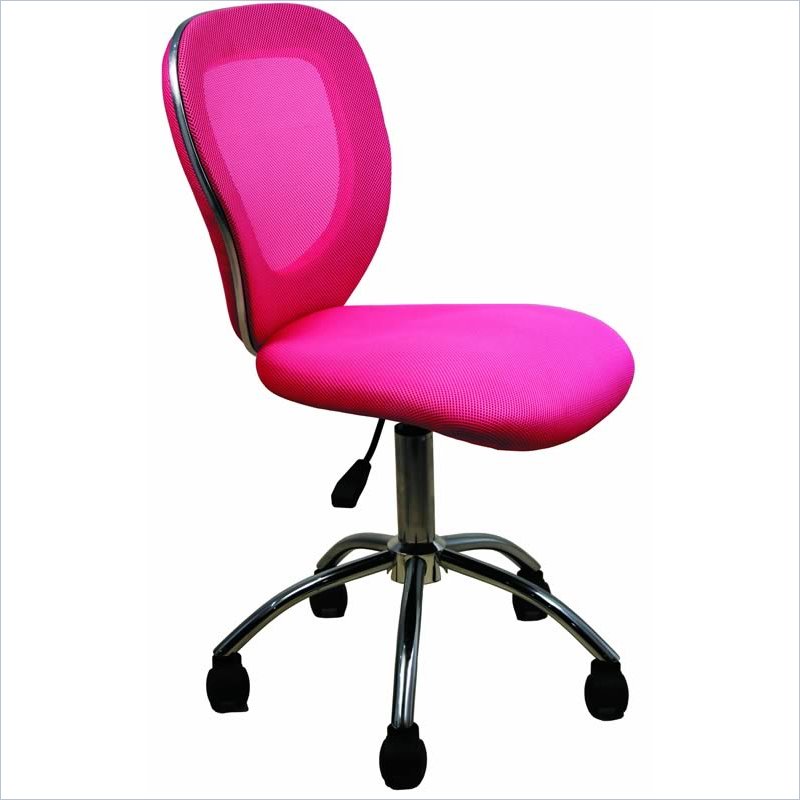 pink office chair