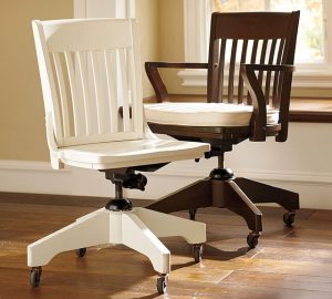 pottery barn desk chair traditional office chairs