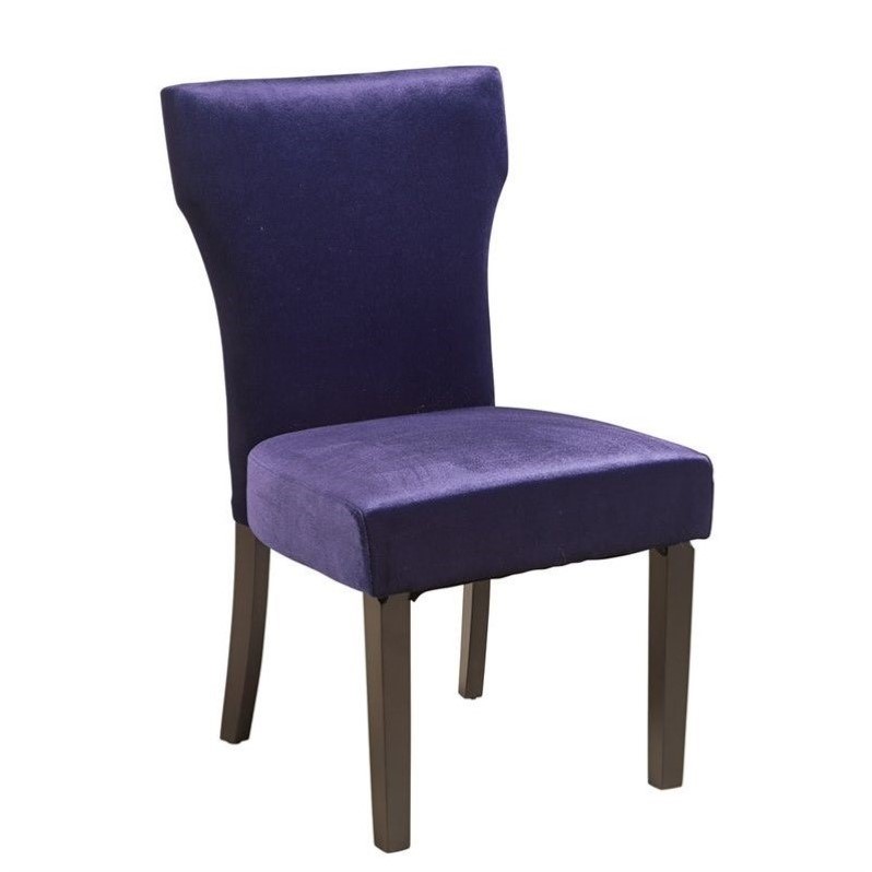 purple accent chair