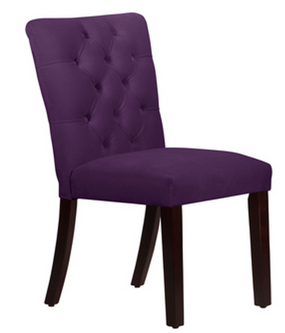purple dining room chair