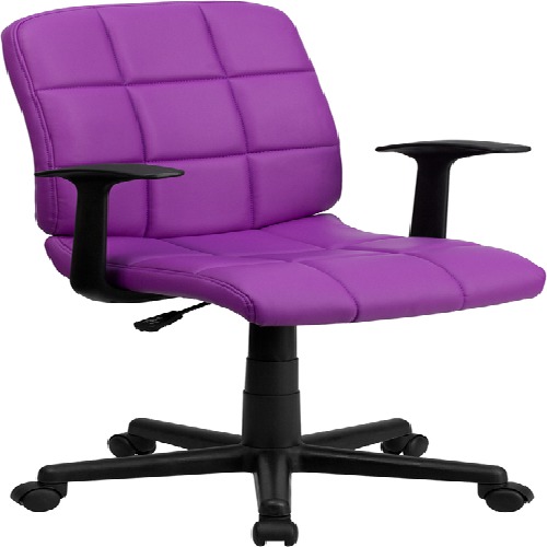 purple office chair