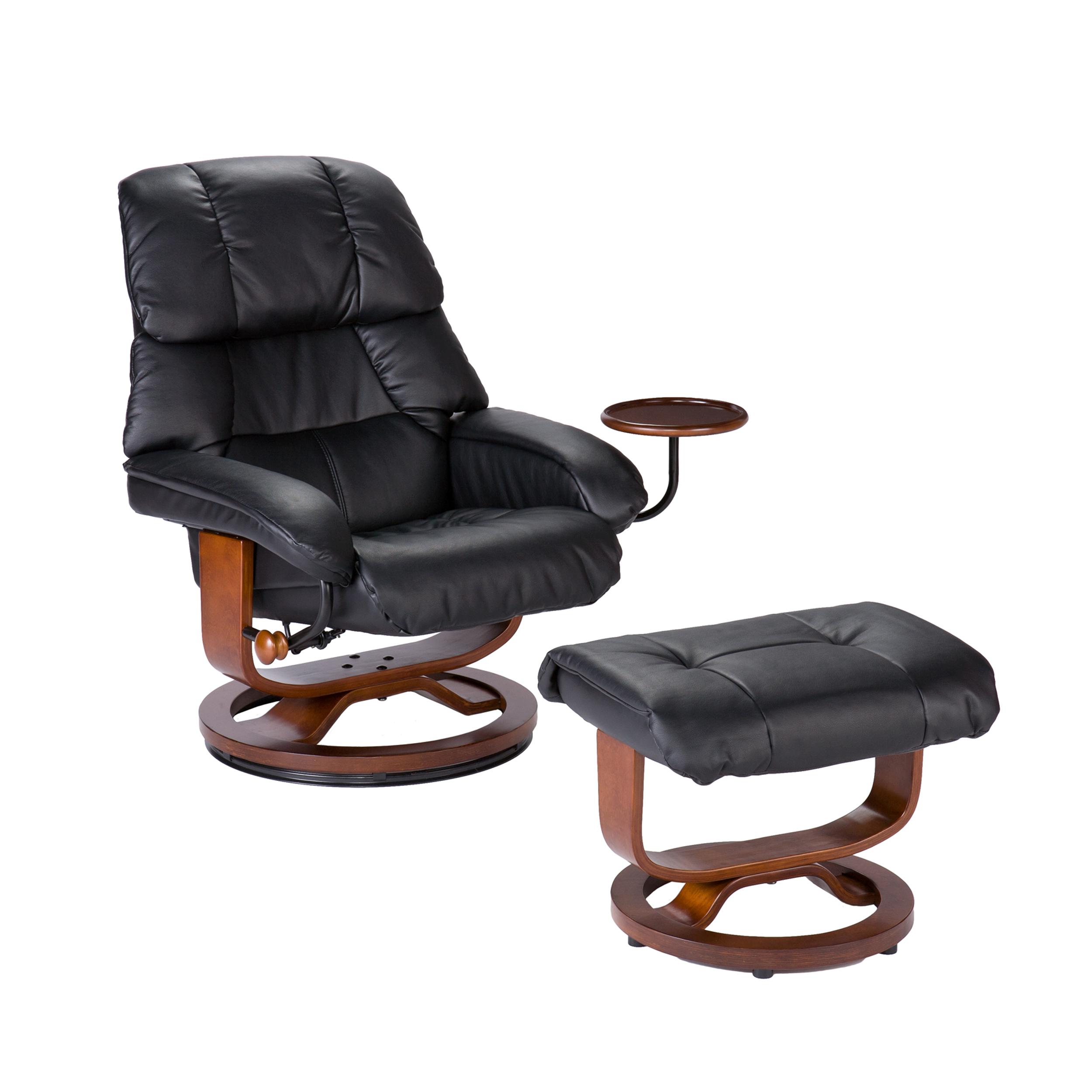 reclining chair with ottoman