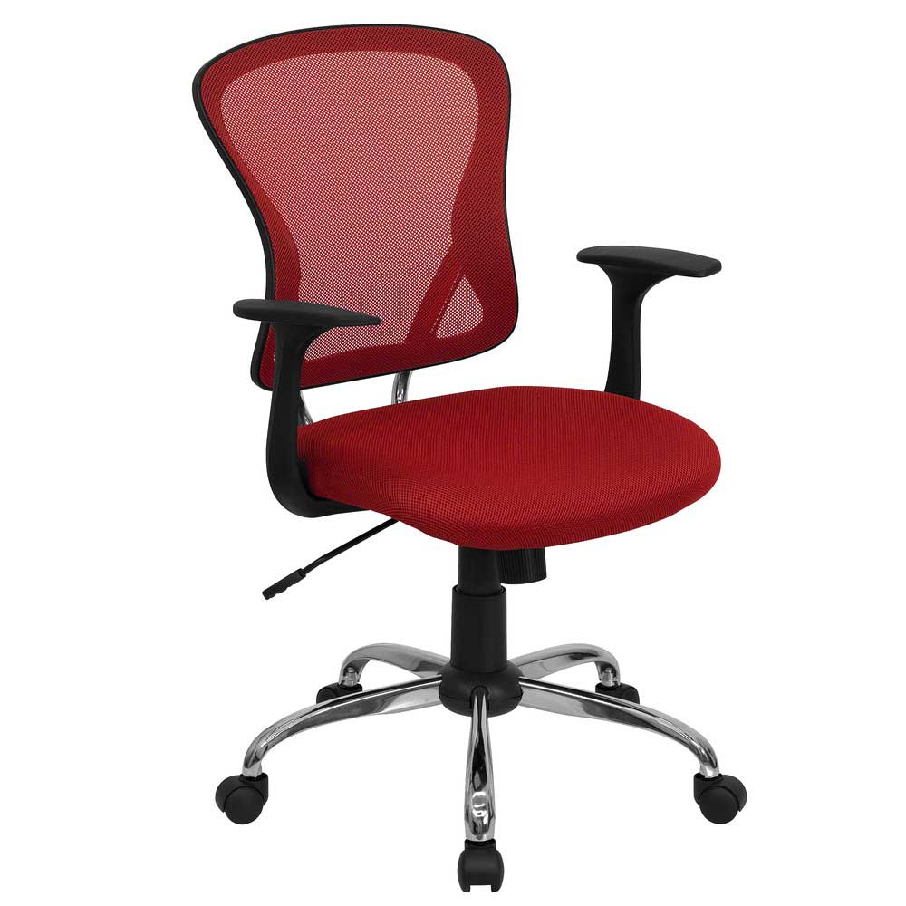 red office chair