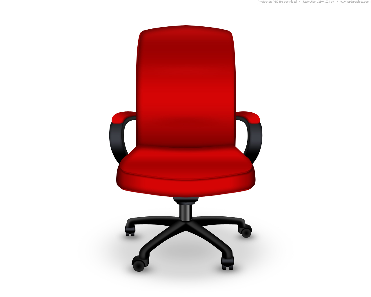 red office chair red office chair icon