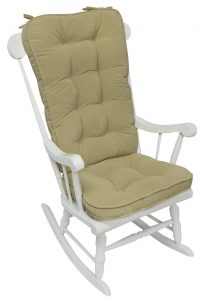 rocking chair cushions greendale home fashions jumbo rocking chair cushion set hyatt fabric cream rocking chair accessory