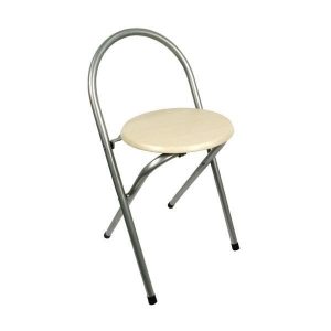 round folding chair round seat folding chair without backrest