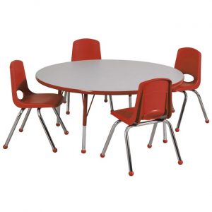 round table with chair spc preschool round table chair package
