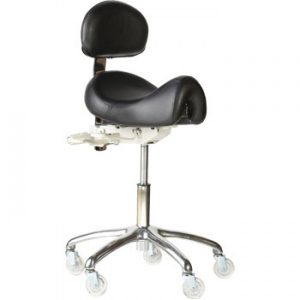 saddle ergonomic chair saddle chrome skateboard backrest x