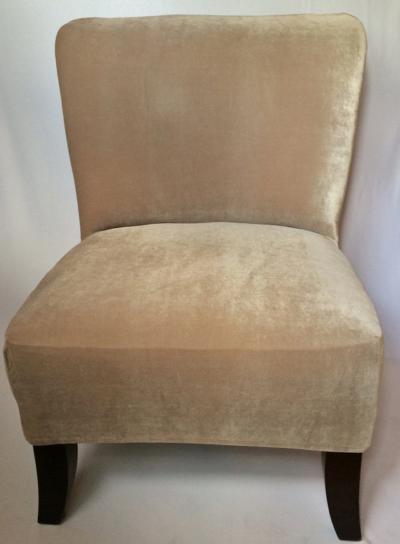 slipper chair slipcover