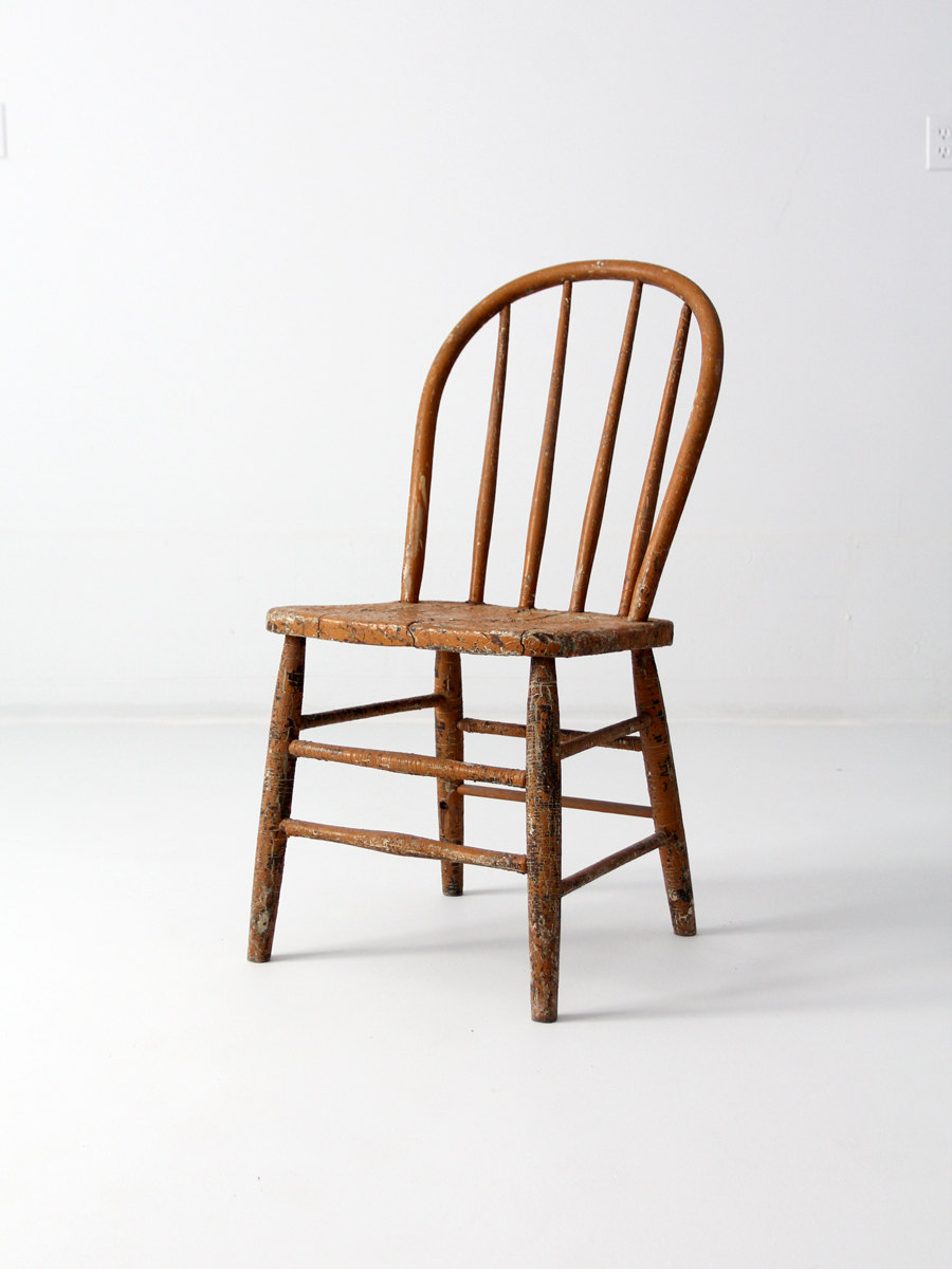 spindle backed chair
