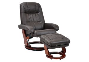 stress free chair benchmaster kona brown top grain leather stressfree chair and ottoman