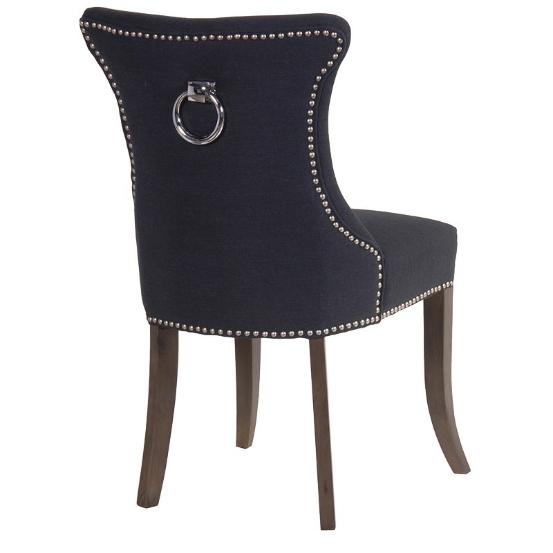studded dining chair