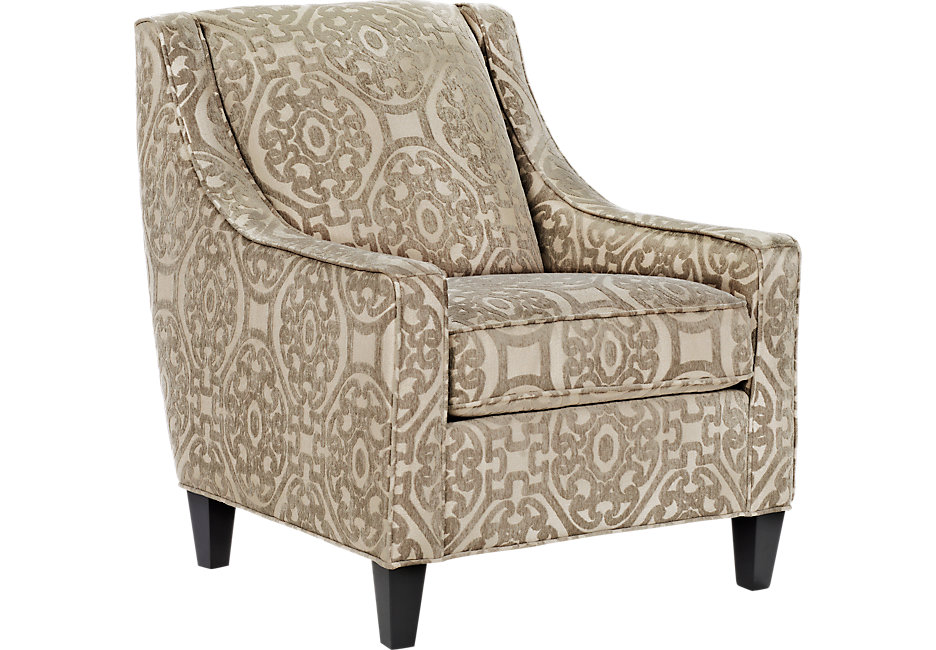 taupe accent chair