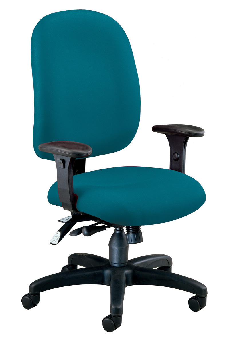 teal desk chair