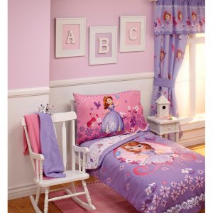 toddler wooden rocking chair bedroom interior white stained wooden rocking chair beside single bed with princess sofia bedding set lovely girl toddler bedding sets ideas