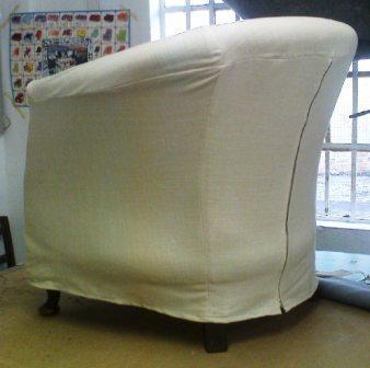 tub chair slipcover