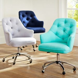 tufted desk chair contemporary task chairs