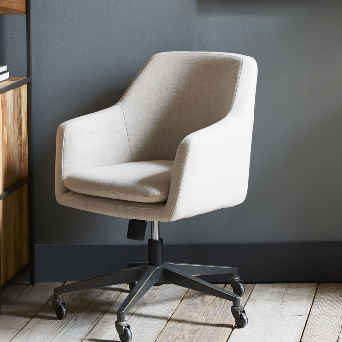 upholstered desk chair