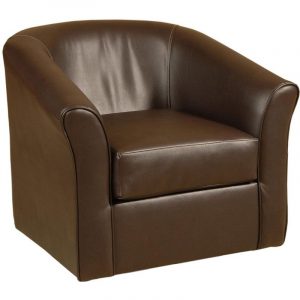 upholstered swivel chair sanmarino chocolate upholstered swivel chair rcwilley image~