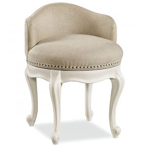 vanity chair with back vintage upholstered swivel vanity chair with low back and curved legs